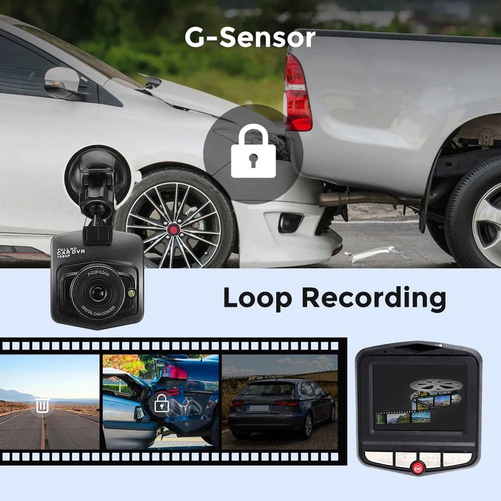 Dash Cam Vorder- und Rückkamera AUTO DVR Auto-Videorecorder Fahrzeug – Bild 5