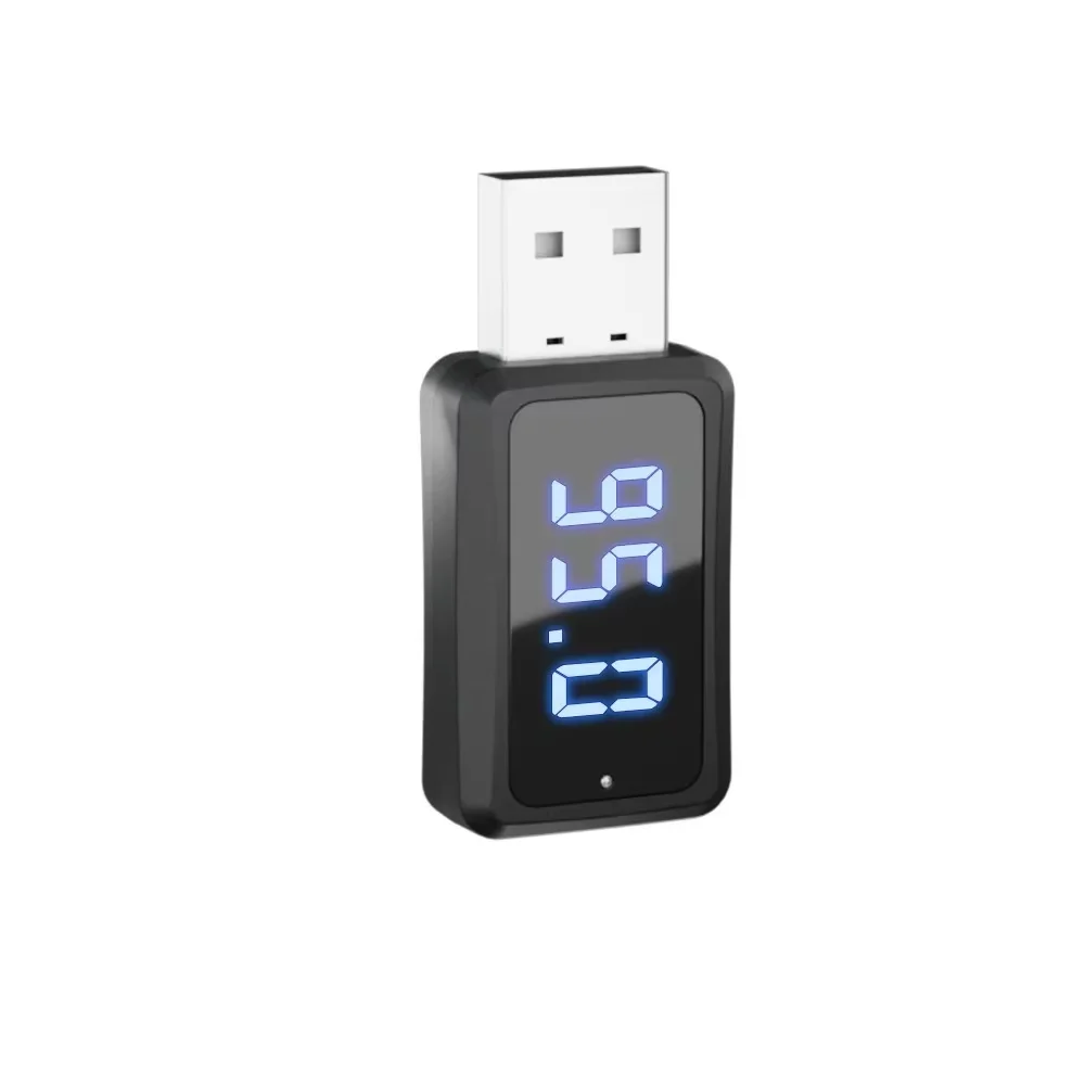 Auto Bluetooth 6,0 FM Sender Empfänger Freisprechen Anruf Mini USB Wireless Adapter Auto Audio mit LED Display