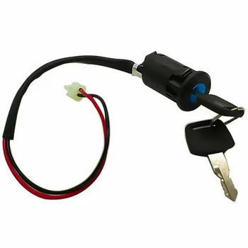 Moped-Zündschlüsselschalter, 2-Draht, 28 mm Loch, ATV, Dirt Bike, Zubehör, elektrisches Motorrad, Go-Kart
