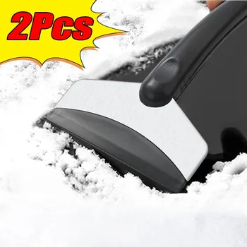 Multifunktions Auto Schnee Schaufel Winter Windschutzscheibe Abtauen Eis Schaber Werkzeug Glas (2 Stück)