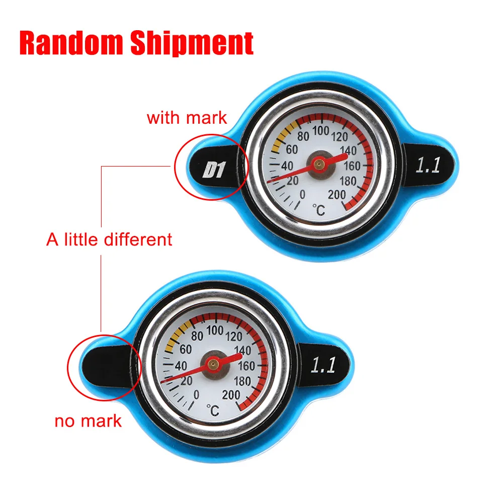 0,9/1,1/1,3 Bar Auto Wasser Tank Abdeckungen Mit Temperatur Gauge – Bild 3