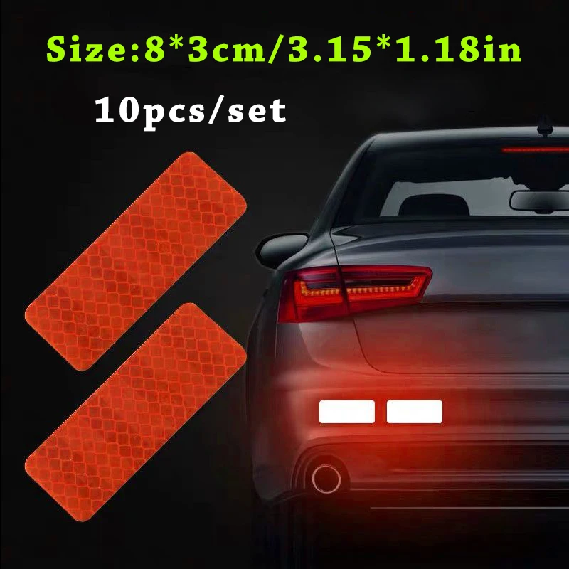 Auto Stoßstange Reflektierende Sicherheit Streifen (10 Stück) – Bild 5