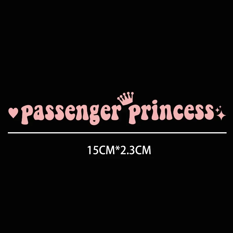 15*2,3 CM Beifahrer Prinzessin Auto Aufkleber Lustige Kreative – Bild 2