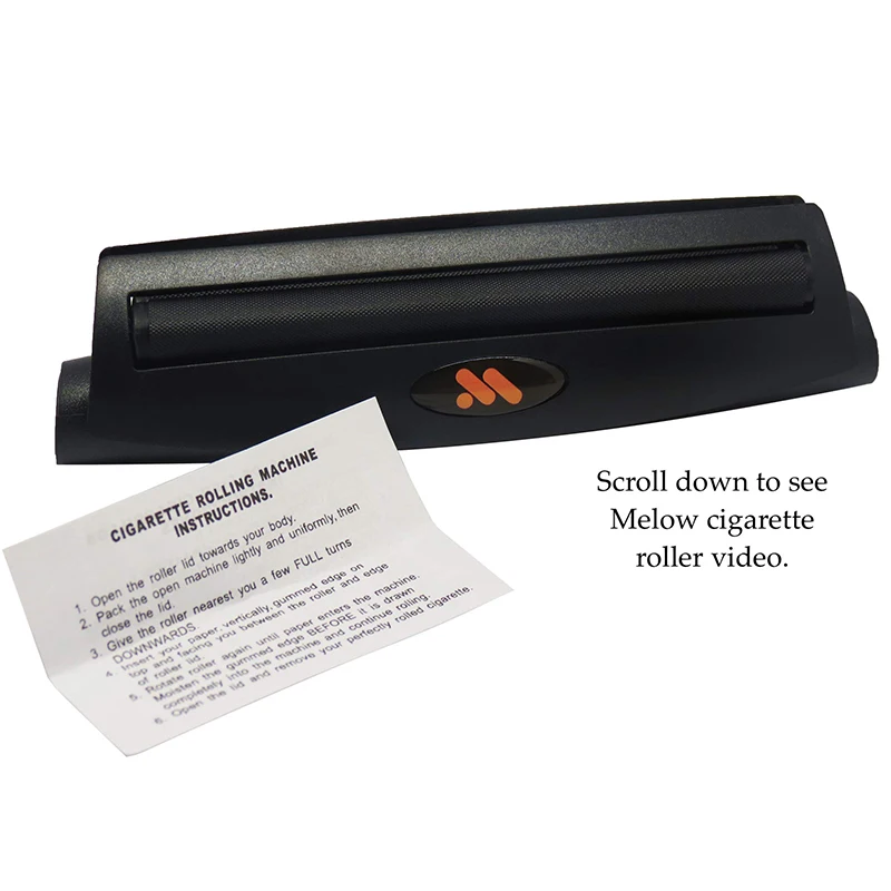 110mm Tragbare Manuelle Zigarette Tabak Kräuter Roller Kegel Roll – Bild 4