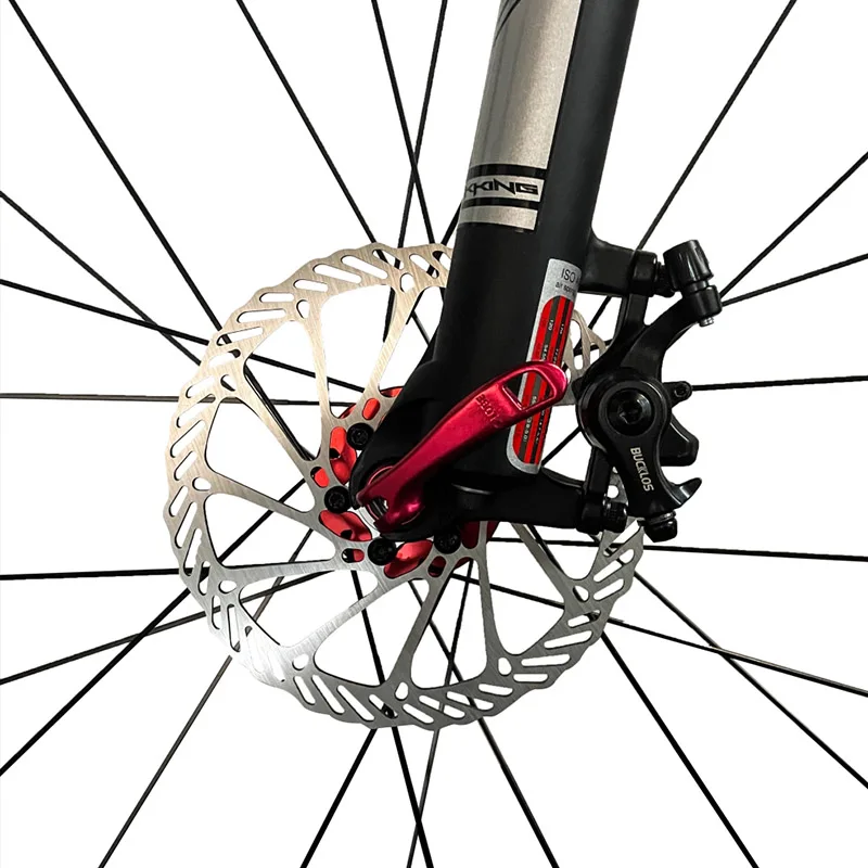 BUCKLOS Fahrrad-Scheibenbremssattel, 160 mm, vorne/hinten, Linie – Bild 6