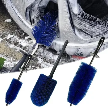 Auto Rad Multifunktions Reinigung Pinsel Lange Weiche Griff Felge Nabe Mikrofaser Pinsel Reifen Detail Pinsel