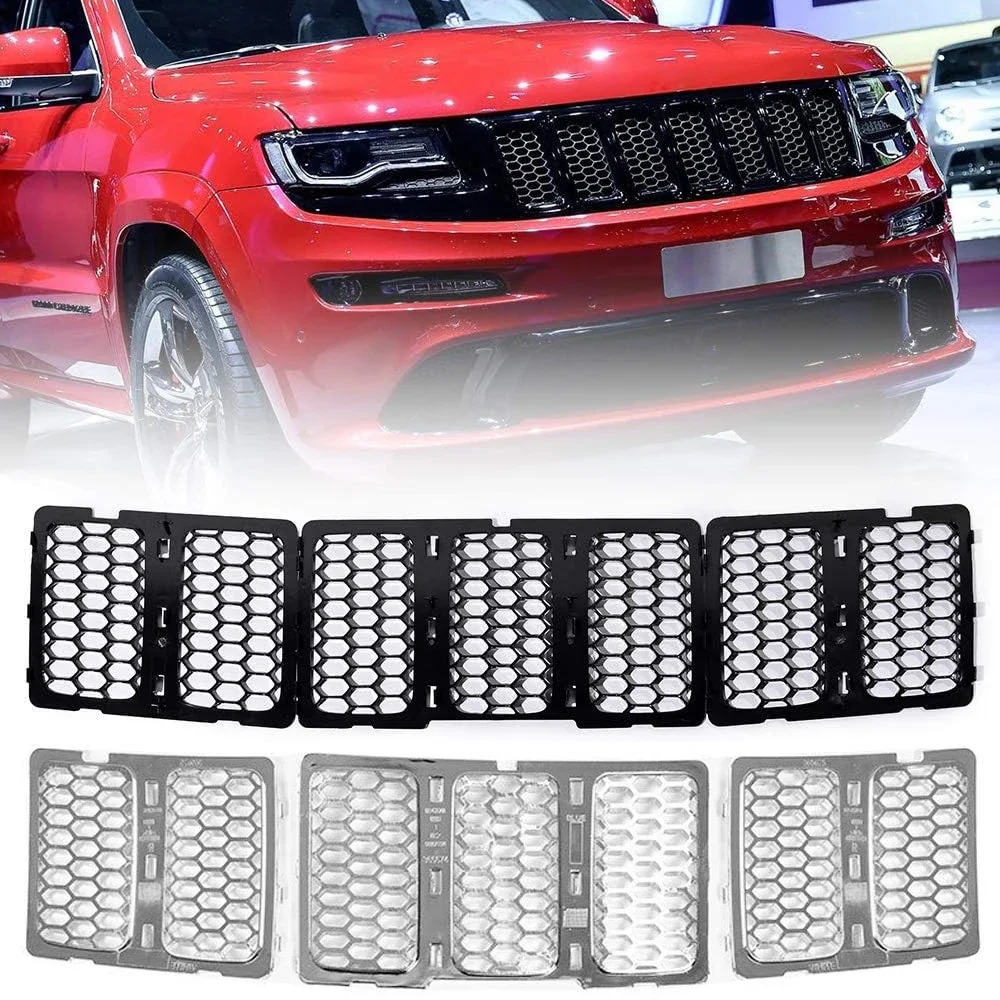 Auto-Frontgrill-Dekorations-Set, Kühlergrill-Abdeckung (3 Stück) – Bild 3
