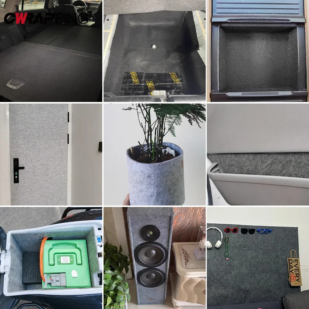 Autofutter Teppich Filztuch Selbstklebender Teppich Vliesstoff – Bild 6