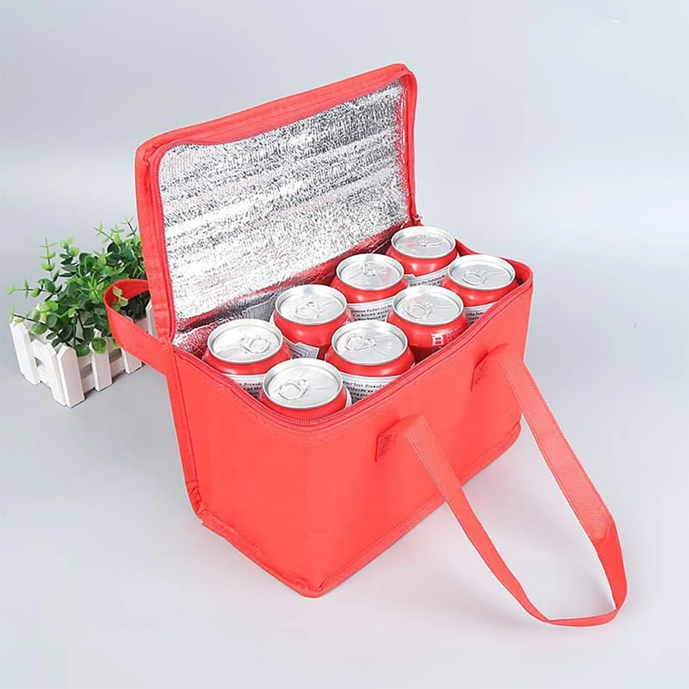 Tragbare Lunch-Kühltasche, zusammenklappbar, isoliert, für Picknick – Bild 3