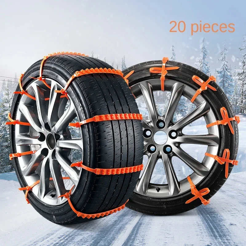 Anti-Rutsch-Kette Auto Winter Anti-Rutsch-Kette schadet dem Reifen – Bild 2