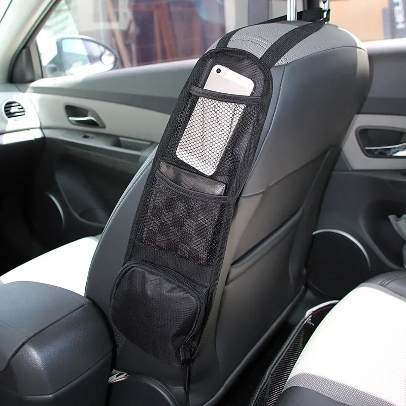 Auto-Rücksitz-Organizer mit Tablet-Halterung - Aufbewahrung und Sitzschutz mit mehreren Taschen