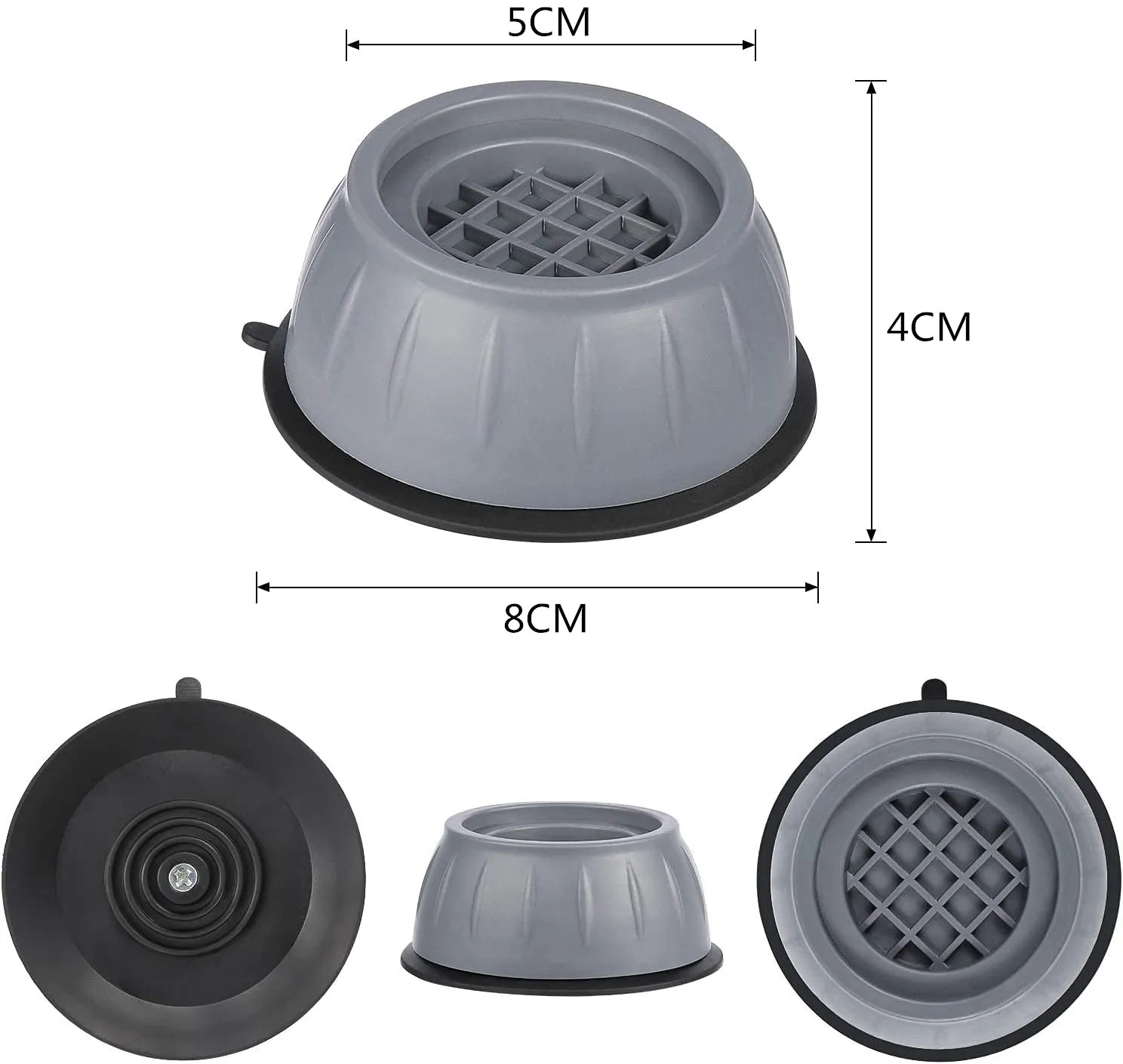 Anti Vibration Füße Pads Gummi Beine Slipstop Stille Skid Raiser Matte – Bild 5