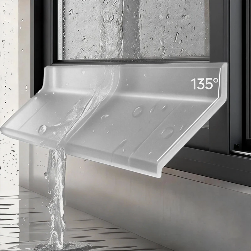 Transparenter Wasserdichter Dichtungsstreifen Fenster-Wasserblockierleiste Selbstklebender Türunterdrücker