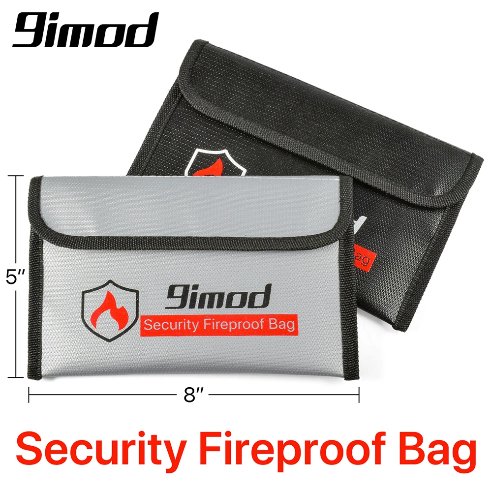 9imod 5x8 Zoll tragbare feuerfeste Tasche explosionsgeschützte wasserdichte Lipo-Batterie-Sicherheitstasche