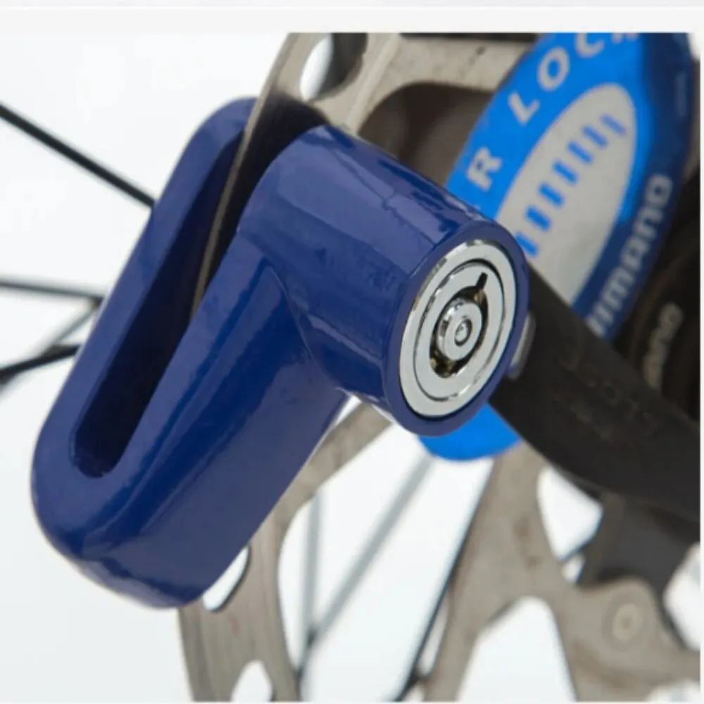 Diebstahlsicherung Elektroroller Scheibenbremsschloss mit Stahldraht Fahrrad Mountainbike Motorrad