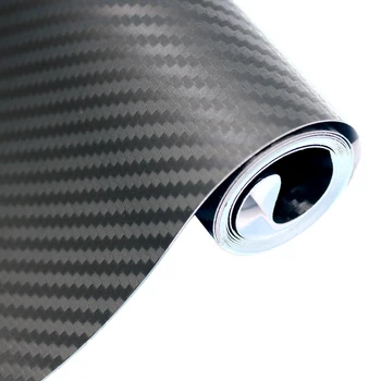 30 cm x 127 cm 3D Carbon Faser Vinyl Auto Wrap Blatt Rolle Film Auto Aufkleber und Aufkleber Motorrad Auto