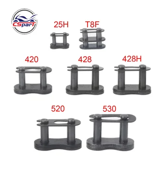 25H T8F 420 428 428H 520 530 Chain Master Link Pocket Dirt Pit ATV Quad Go Kart E Gas Scooter Motorrad