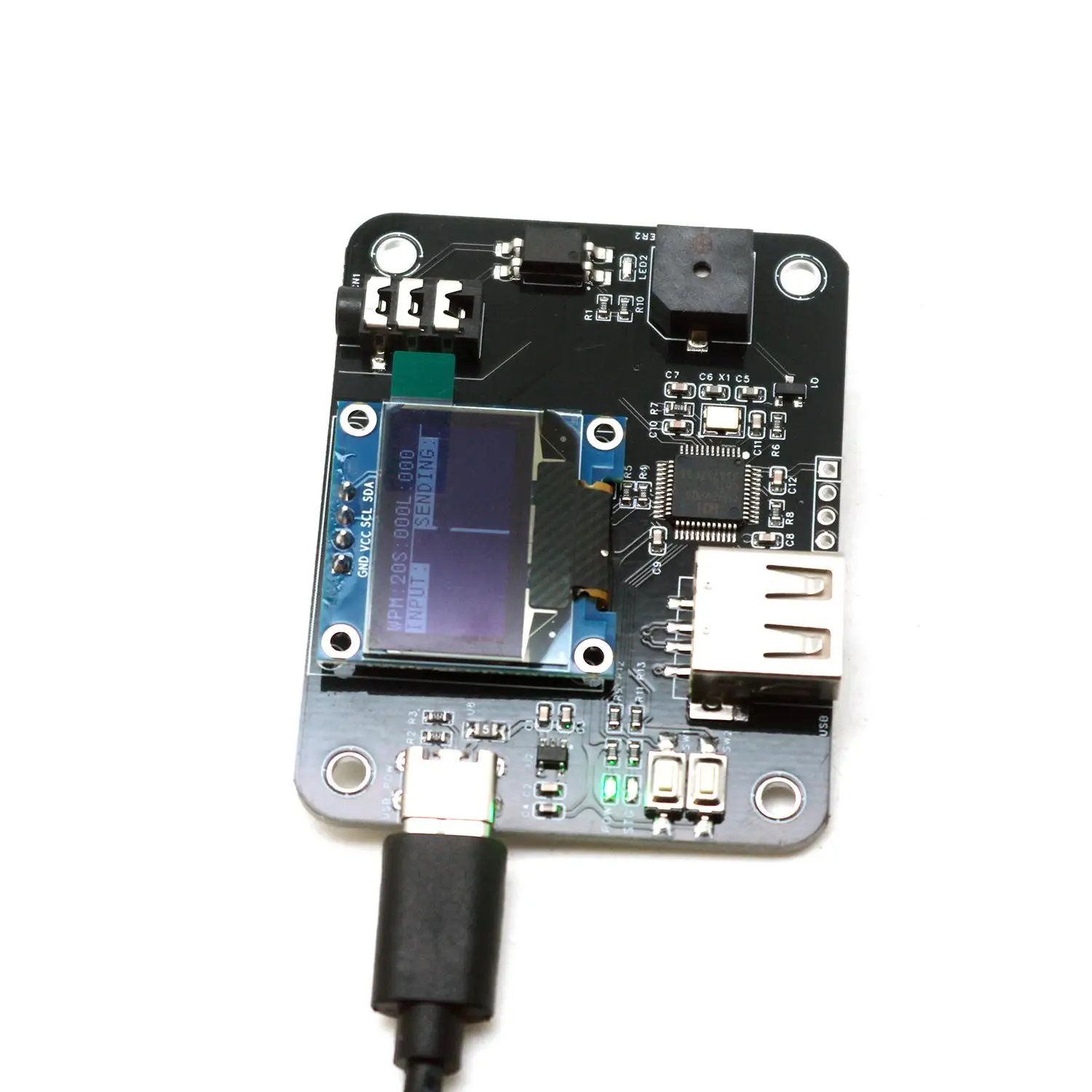 CW Tastatur Elektronischer Schlüssel Controller OLED Display Amateur – Bild 6