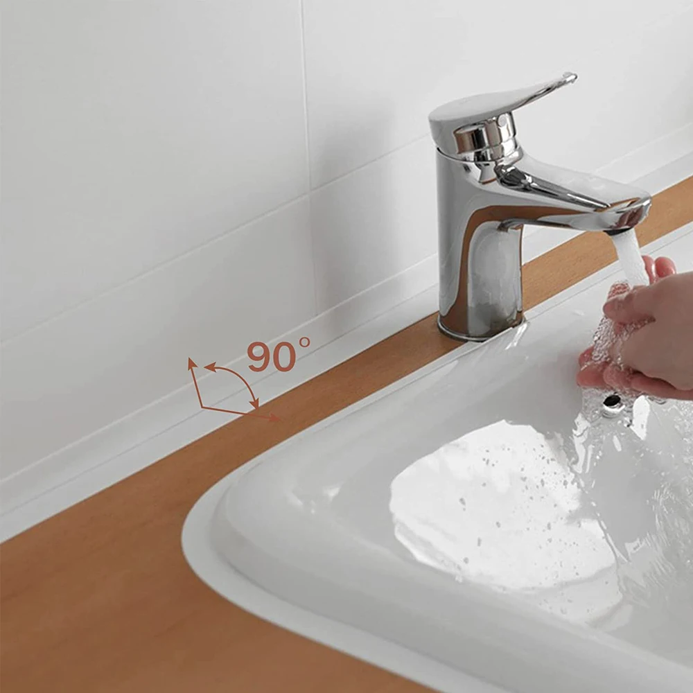 3,2 m Bad-Dichtungsband, selbstklebendes PVC, ölbeständig – Bild 5