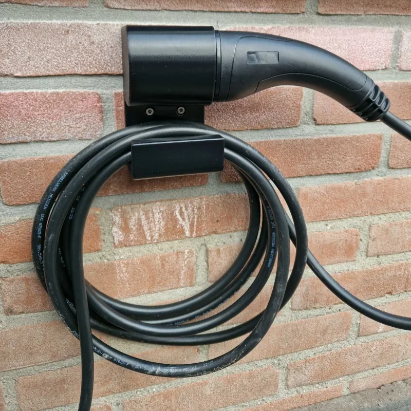 Wandhalterung für EV-Ladegeräte Typ 2, Halterung für Tesla Kia Elektroauto-Ladekabel, Aufbewahrungshalterung