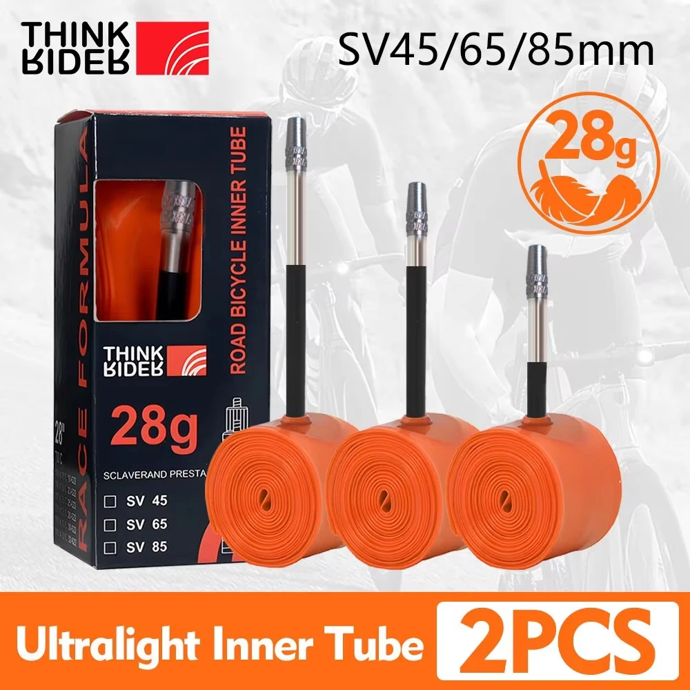 ThinkRider 28 g ultraleichter Fahrradschlauch, 700 x 18, 25, 28 – Bild 3