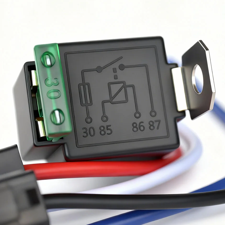 12V DC 4-Pin Auto-Relais mit Sicherung 30A, normalerweise offen – Bild 3
