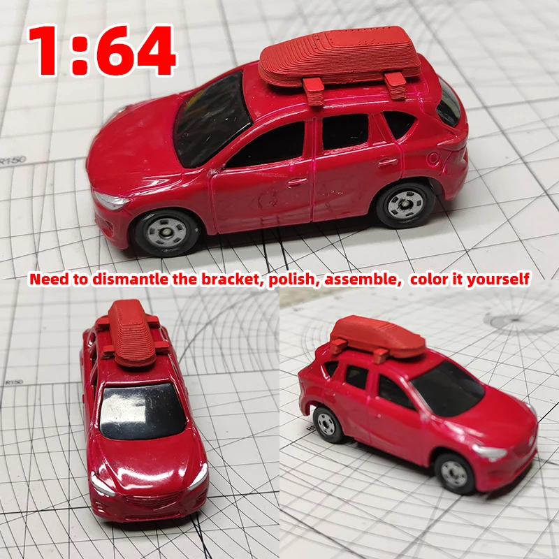 Dachgepäckträger Dachbox Gepäckträger Automodell Autoteile – Bild 6