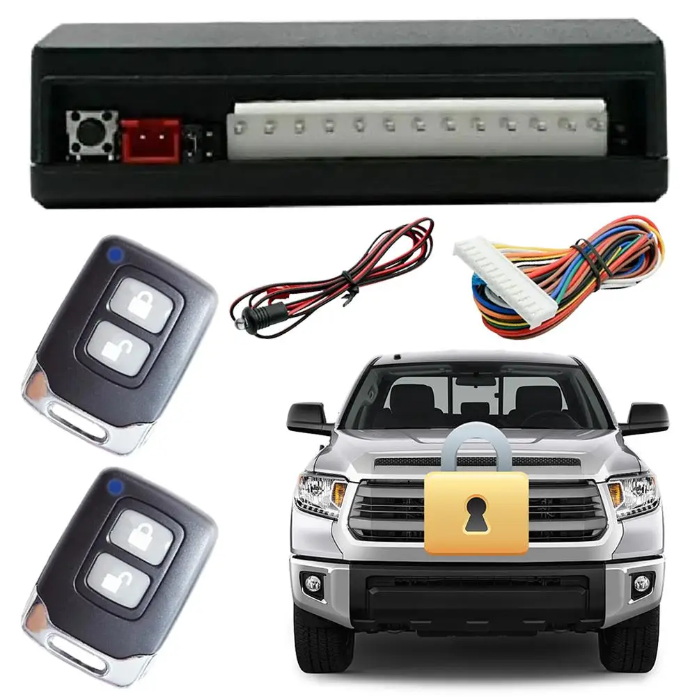 Universelles Auto-Zentralverriegelungs-Kit Schlüsselloses System – Bild 5