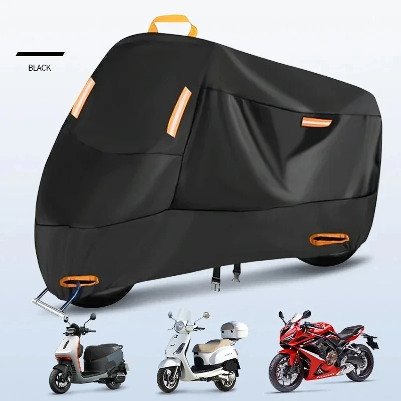 Motorradabdeckung Wasserdicht Ganzjährig Staubdicht UV-Schutz Outdoor – Bild 2
