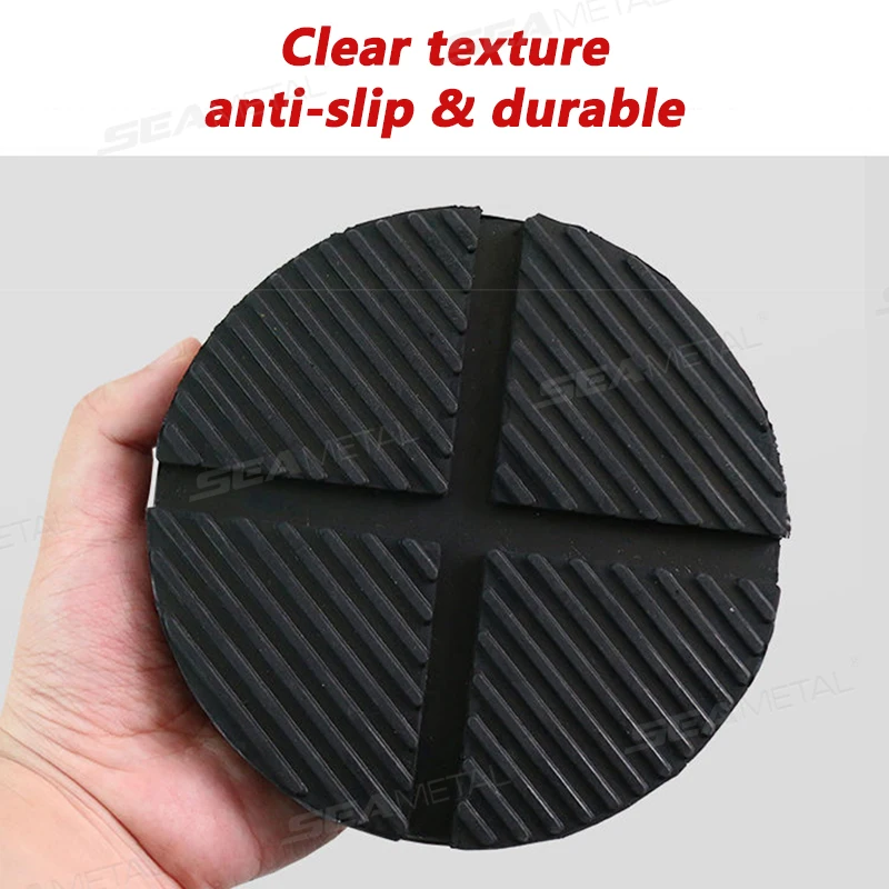 SEAMETAL 3 Größen Universal Rubber Jack Pad Unterstützung Pinch Weld – Bild 3