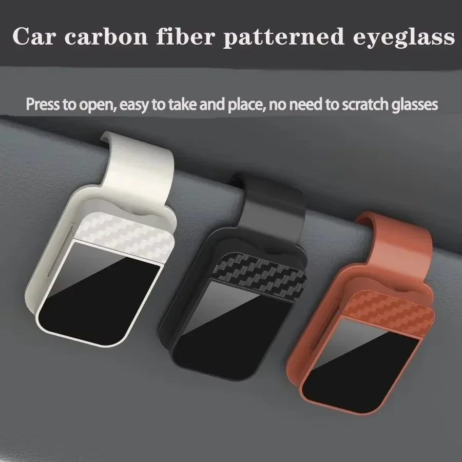 Auto Sonnenblende Sonnenbrille Clip Halter Stabile Brillen Aufhänger Karte Ticket Organizer Innen Lagerung