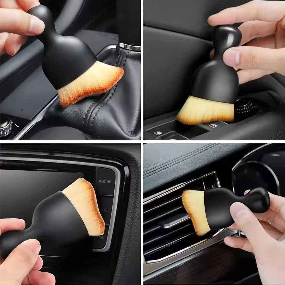 Weiche Bürste zur Reinigung von Lüftungsschlitzen im Auto mit Gehäuse – Bild 4