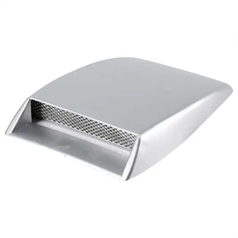 Universal Auto Dekorative Air Flow Intake Scoop ABS Grille Mesh Motorhaube Vent Abdeckung Haube Aufkleber Auto