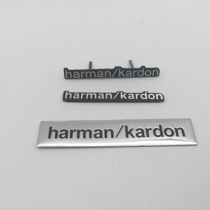 Harman/Kardon Auto Hi-Fi Lautsprecher Audio Lautsprecher-Emblem Stereo-Emblem Aufkleber Auto-Styling (2 Stück)