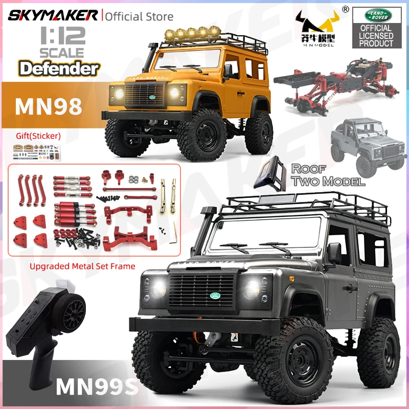 MN99s MN98 1:12 MN Modell RTR Version RC Auto 2,4G 4WD RC Rock Crawler Defender Fernbedienung Auto 1/12 RC Lkw