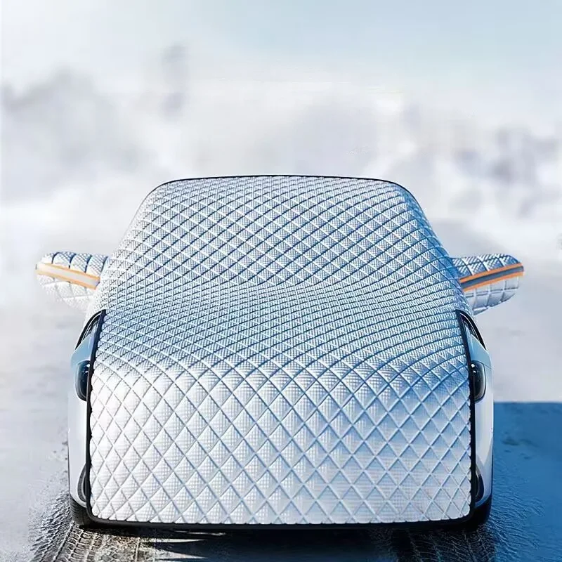 Vergrößern Auto Schnee Abdeckung Winter Windschutzscheibe Schnee – Bild 2