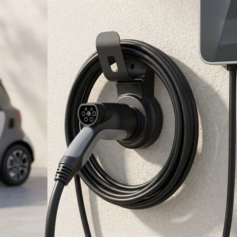 EV-Kabel-Organizer Wandhalterung Typ 2 Steckerhalter – Bild 6