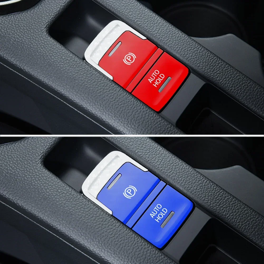 Auto Handbremse Auto Halten P Schalter Taste Abdeckung Kappe Trim – Bild 4
