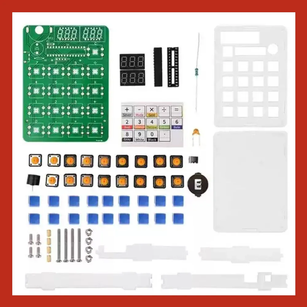 Elektronisches DIY-Rechner-Produktionsset, LED-Digitalröhrenanzeige – Bild 6