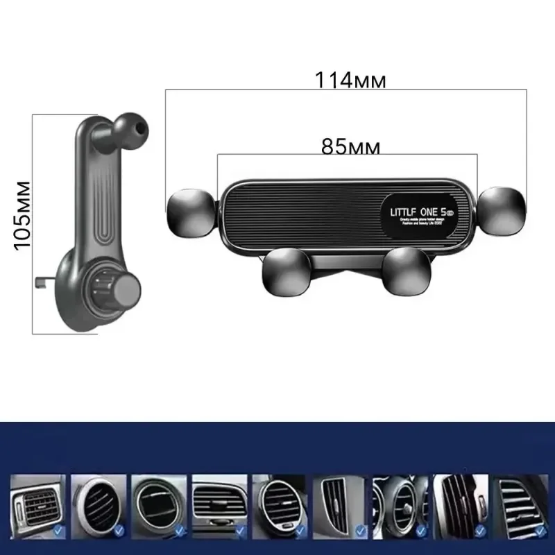 Autotelefonhalter Air Vent Clip Mount Universal Mobile Ständer – Bild 5