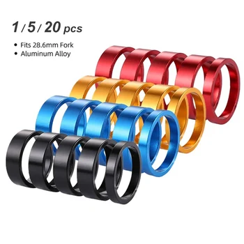 Fahrrad Headset Vorbau Aluminium Legierung Unterlegscheibe MTB Rennrad Gabel Spacer Ring Dichtung für 28,6mm