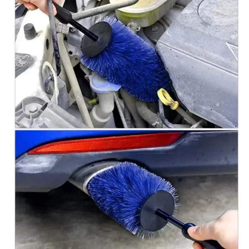 Auto Rad Multifunktions Reinigung Pinsel Lange Weiche Griff Felge Nabe – Bild 4