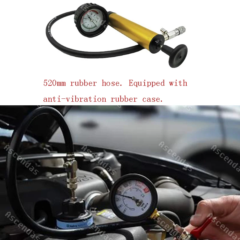 Wasser Tank Leck Detektor Stoßfest Zifferblatt Auto Manometer Tester Kühlsystem Tester Kühler Druck Pumpe