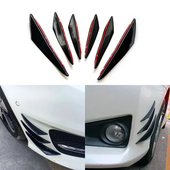 Universal Frontschürze Lip Dekoration Diffusor Splitter Flossen Körper Spoiler Canards Wertigkeit Kinn Auto