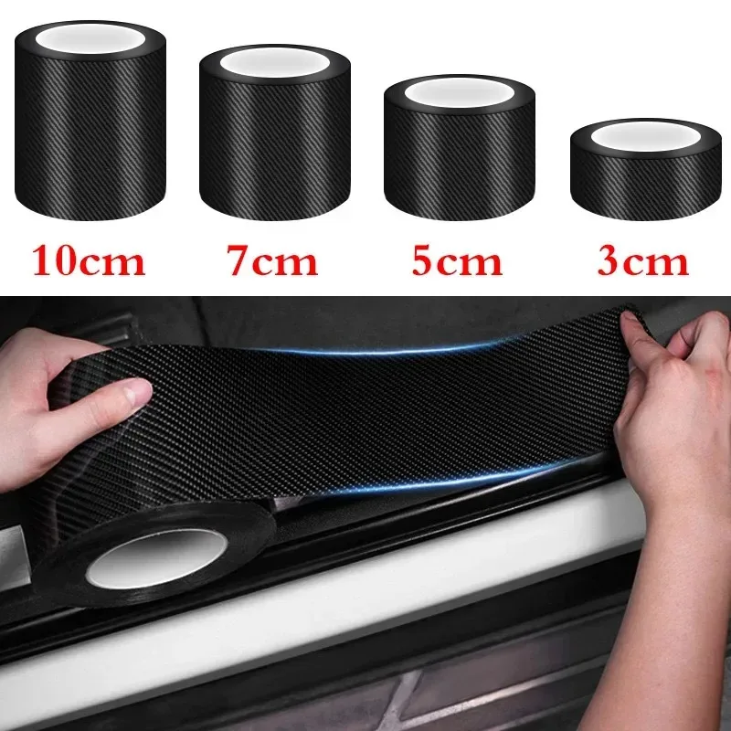 Nano Carbon Faser Auto Aufkleber Paste Schutz Streifen DIY Automotive – Bild 4