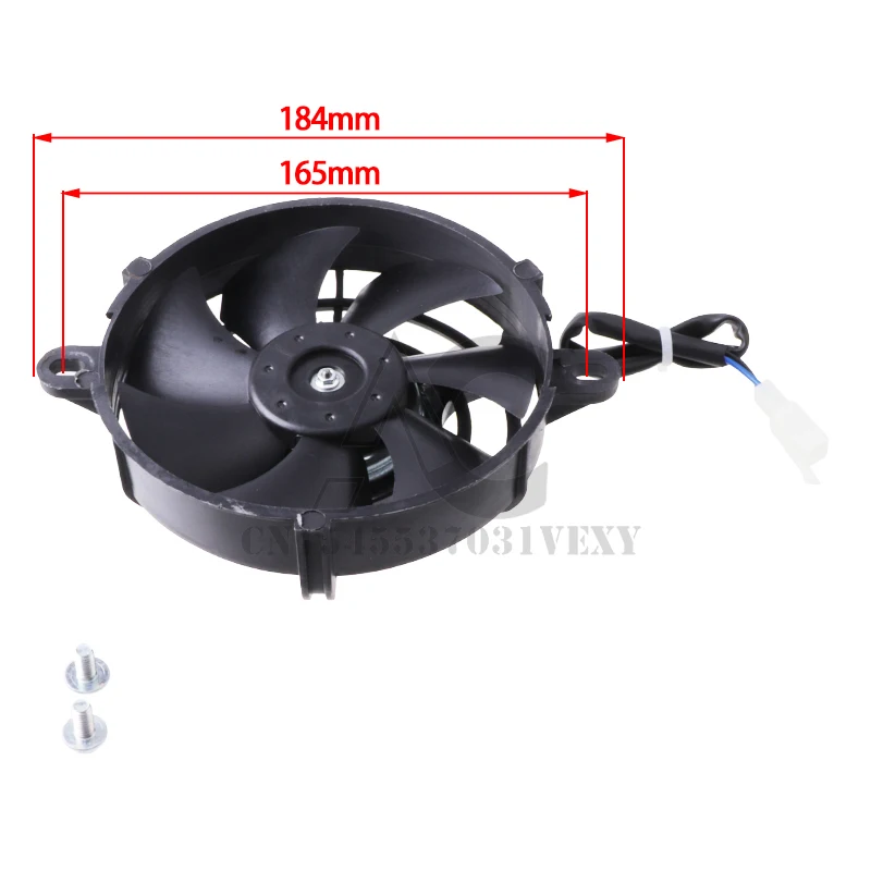 ATV wasser gekühlter Motor kühler Lüfter für 150cc 250cc Pit Quad – Bild 4
