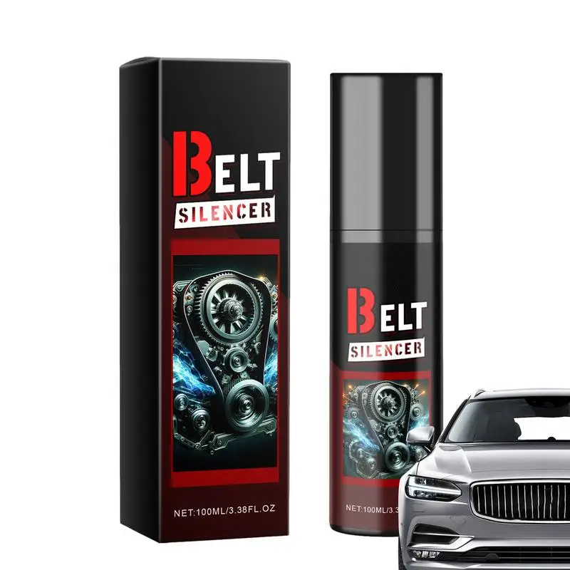100 ml Auto-Gürtel-Lärmspray, verlängert die Riemensdauer, Motor-Gürtelschalldämpfer, Spray-On-Dressing, Lärm