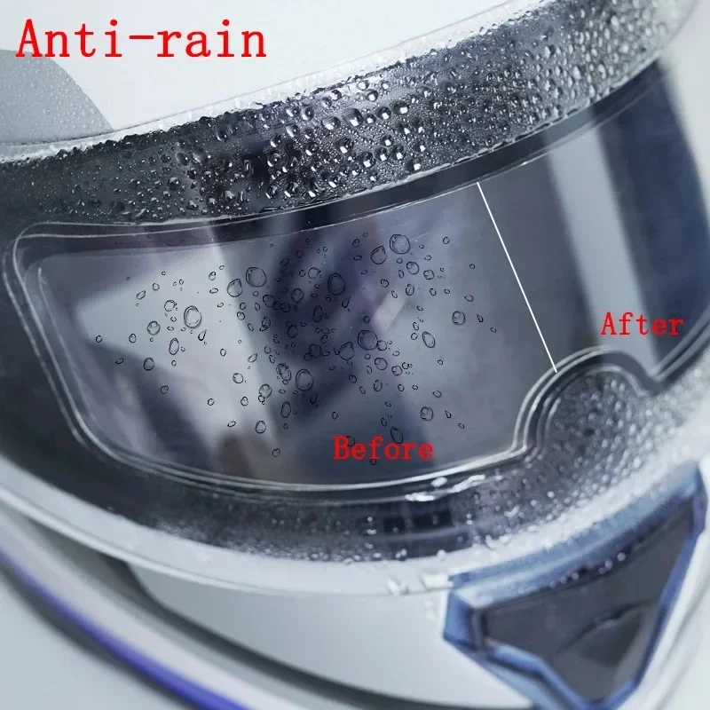 Motorrad Helm Klar Regendicht/Antibeschlag Film Helm Objektiv – Bild 2