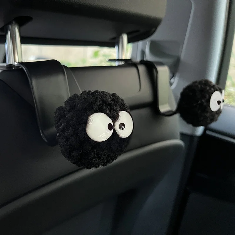 Nette Cartoon Bär Auto Sitz Zurück Haken Lagerung Fahrzeug (2 Stück) – Bild 3