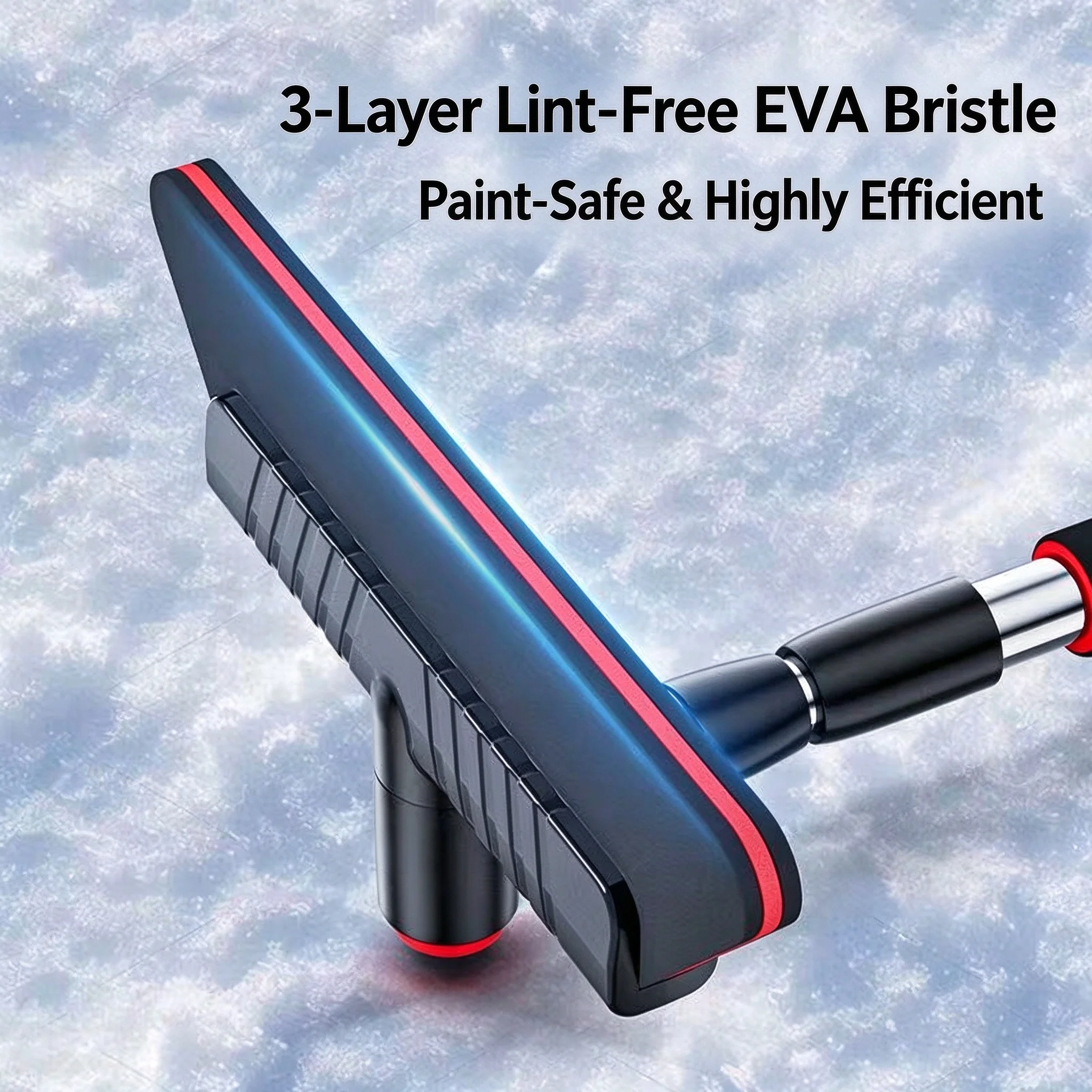 Auto-Schneebürste und Eiskratzer 3-in-1 Ausziehbar Abnehmbar Drehbar – Bild 4